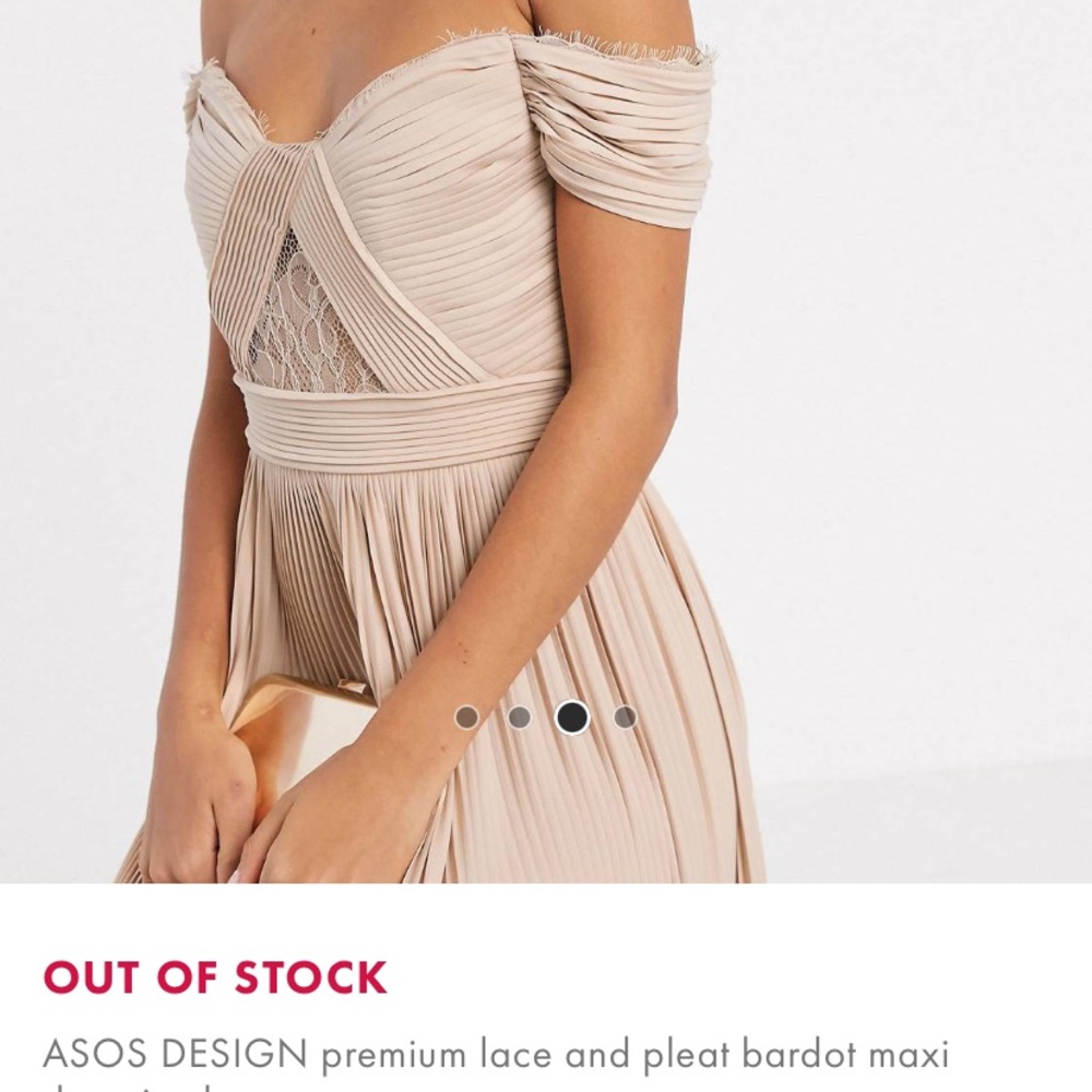 Never worn Size 6 ASOS bridesmaid dress